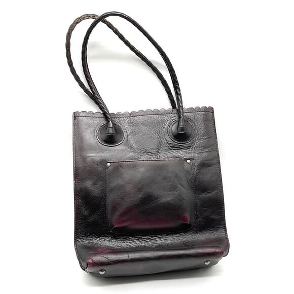 Patricia Nash Cavo Tooled Leather Tote Silver Inlay With Dust Cover - Picture 4 of 9